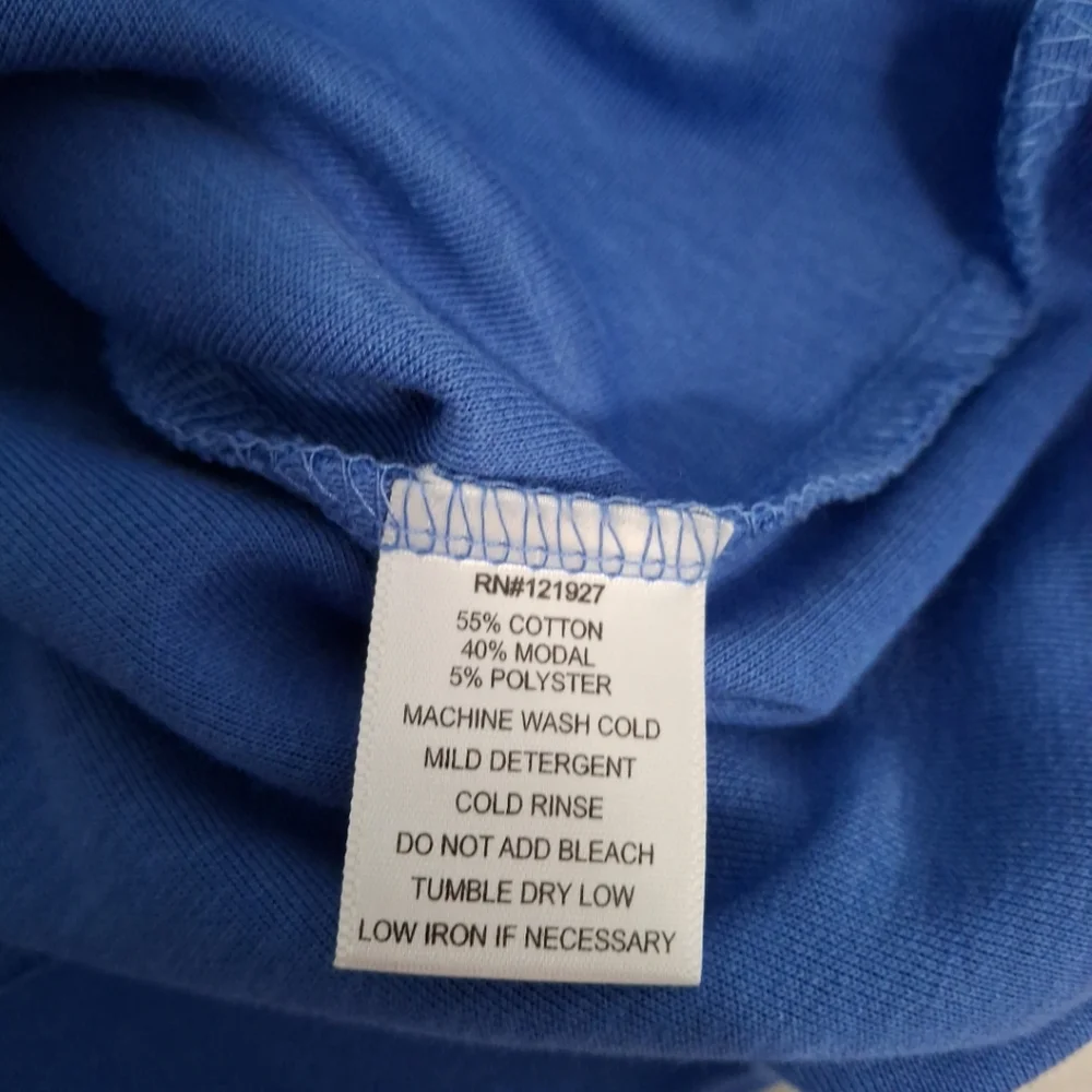 Johnnie-O Mens Large‎ Blue Quarter Zip Pullover Sweater
